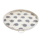 3 Sprouts Play Mat - Grey Hedgehog