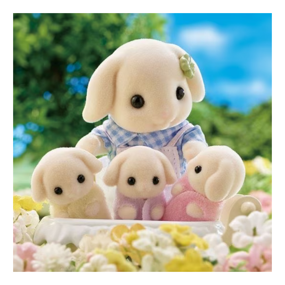 Sylvanian Families Flora Rabbit Family