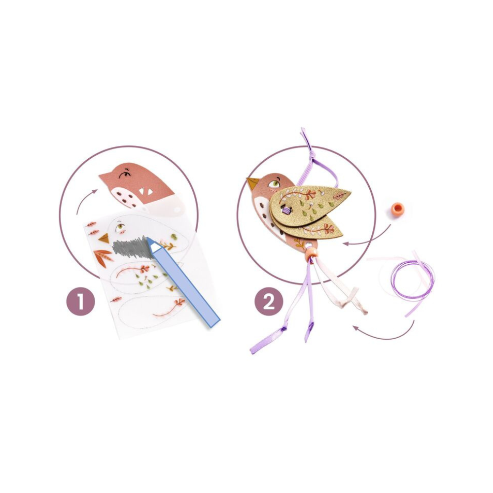 Djeco Do It Yourself Miss Rosefinch Jewellery