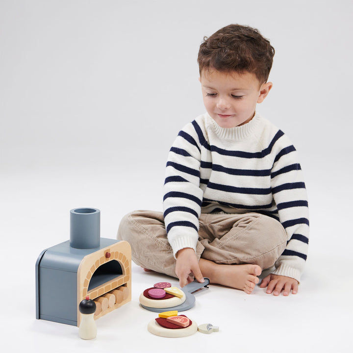 Tender Leaf Toys Pretend Make Me a Pizza Set
