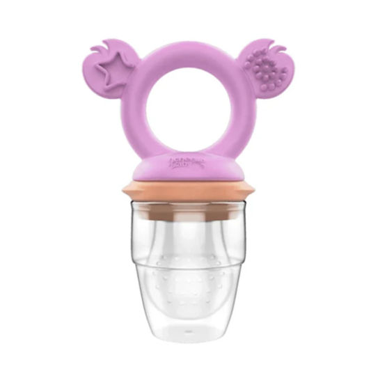 Cherub Baby Silicone Fresh Food Feeder & Teether Peach  Blush