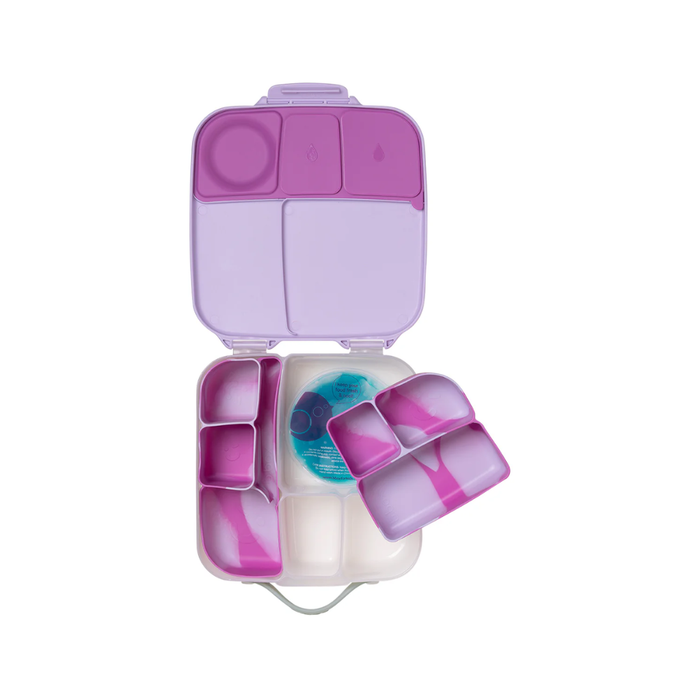 B.Box Silicone Lunch Box Bento Tray - Berry