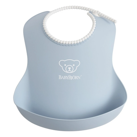 Babybjorn Silicone Baby Bib - Powder Blue