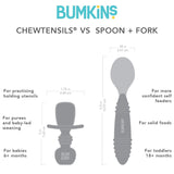 Bumkins Silicone Chewtensils - Sand