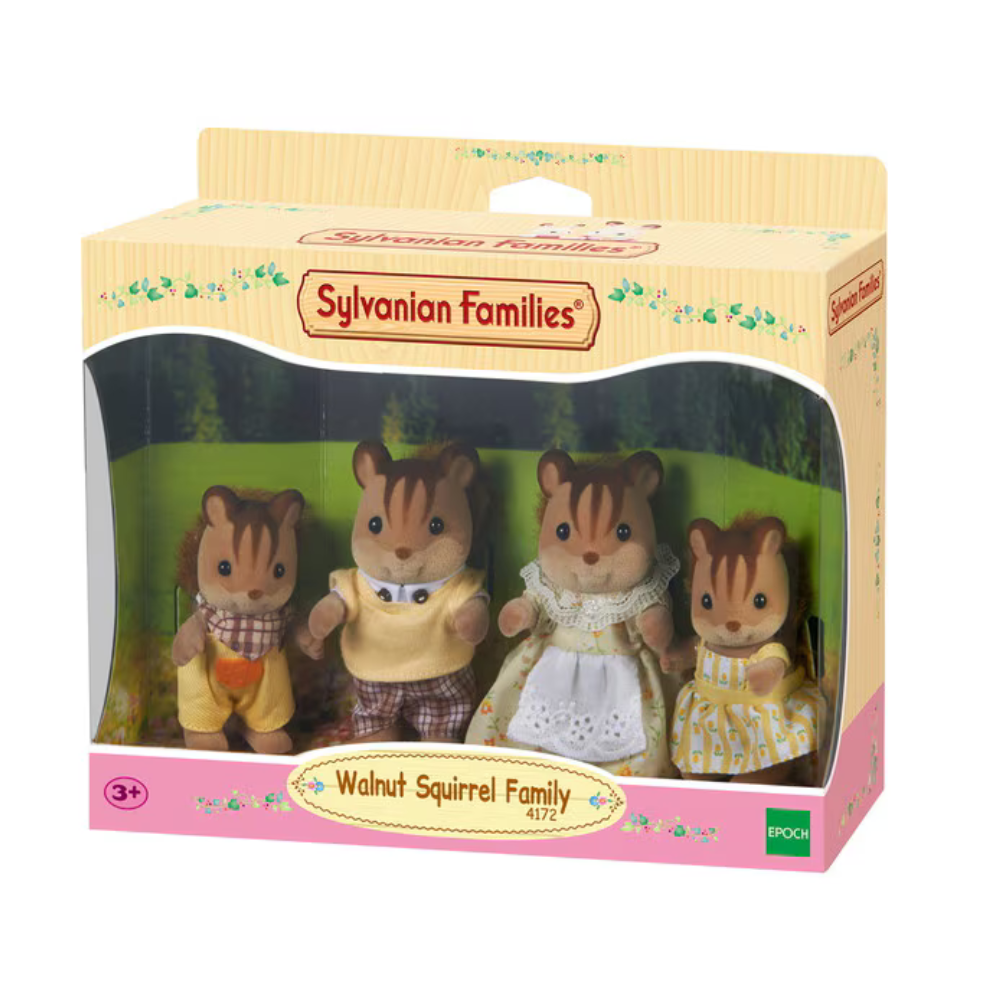Sylvanian Families Walnut Squirrel Family