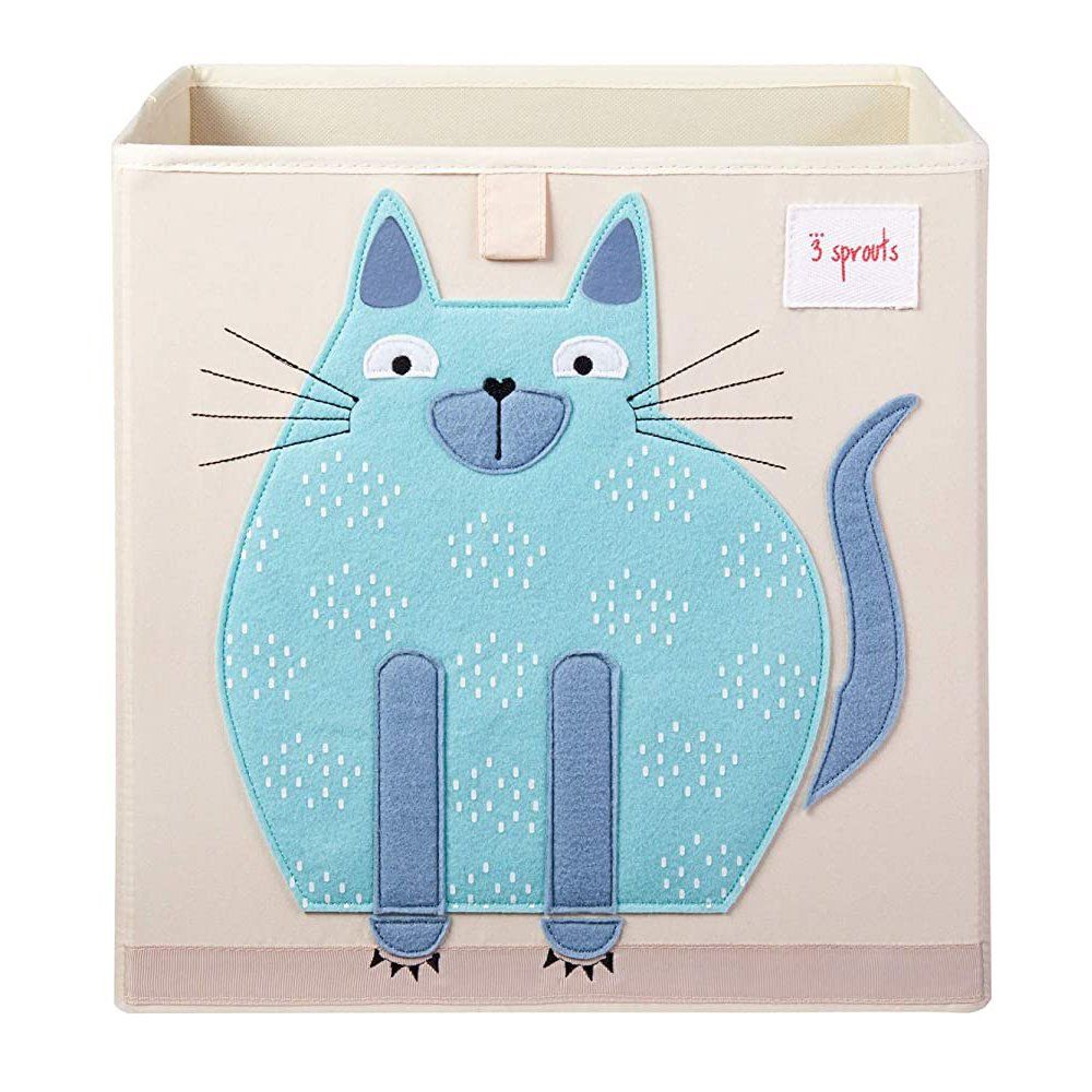 3 Sprouts Fabric Storage Box - Cat