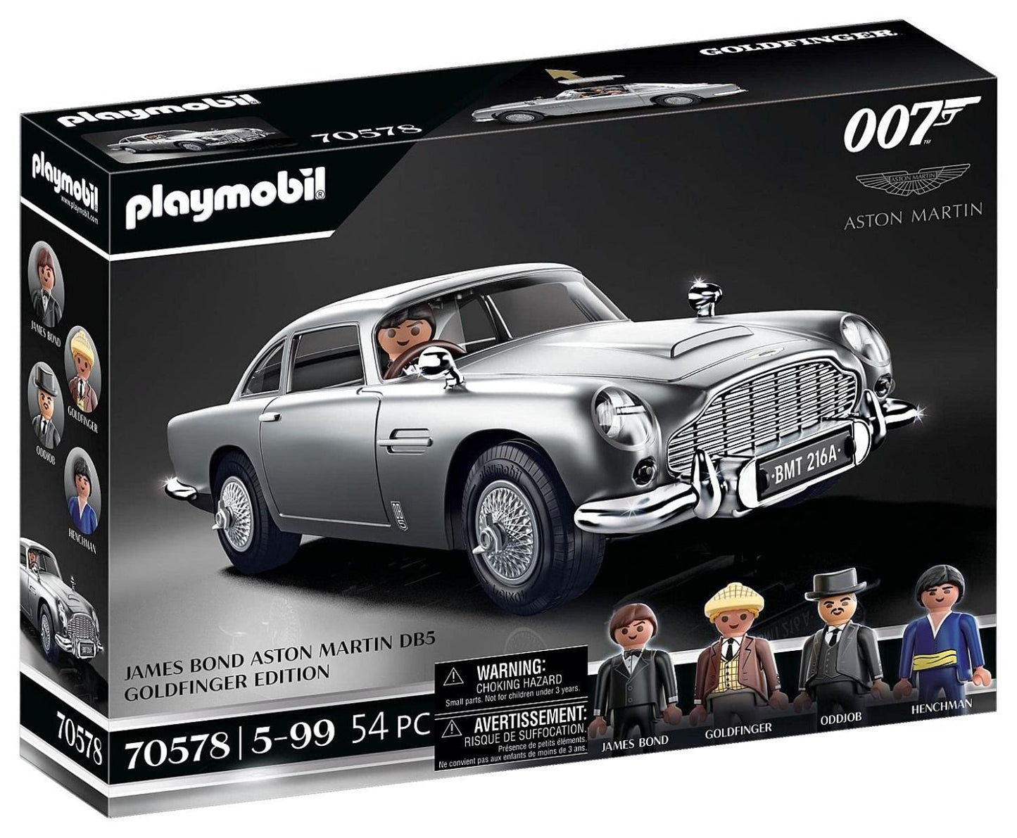 Playmobil James Bond Aston Martin DB5 -Goldfinger Edit