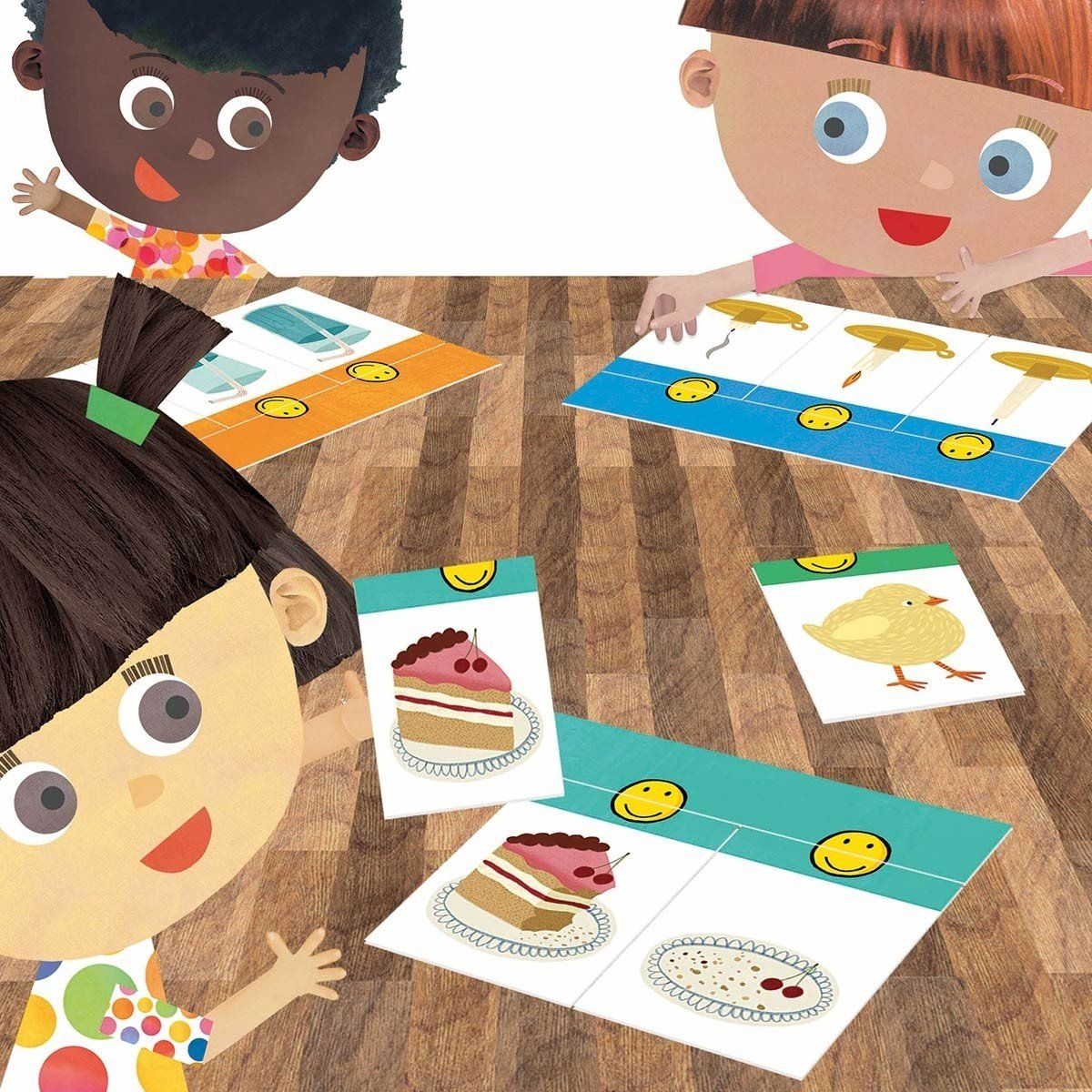 Headu Flash Card Game - Before and After