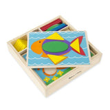 Melissa & Doug Beginner Pattern Blocks - 35pc