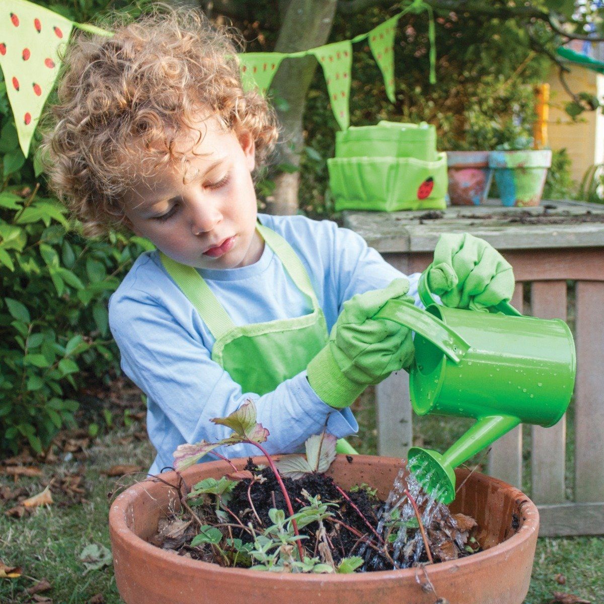 Bigjigs Toys Pretend Tote Bag with Garden Tools