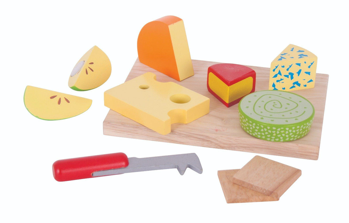 Bigjigs Toys Pretend Cheese Board Set