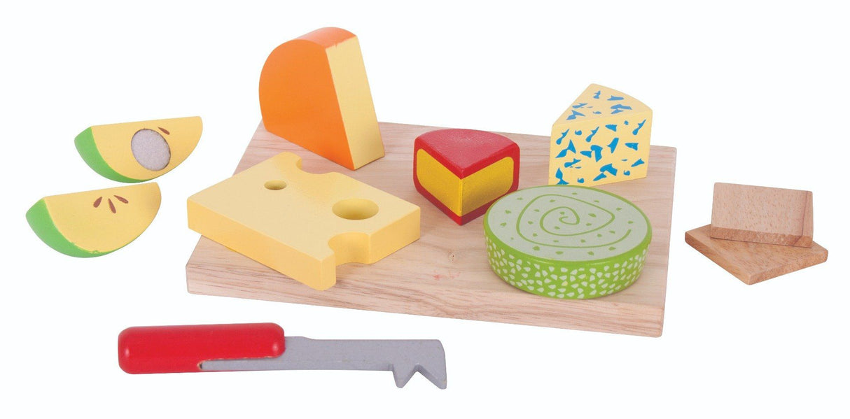 Bigjigs Toys Pretend Cheese Board Set