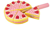 Bigjigs Toys Pretend Strawberry Party Cake