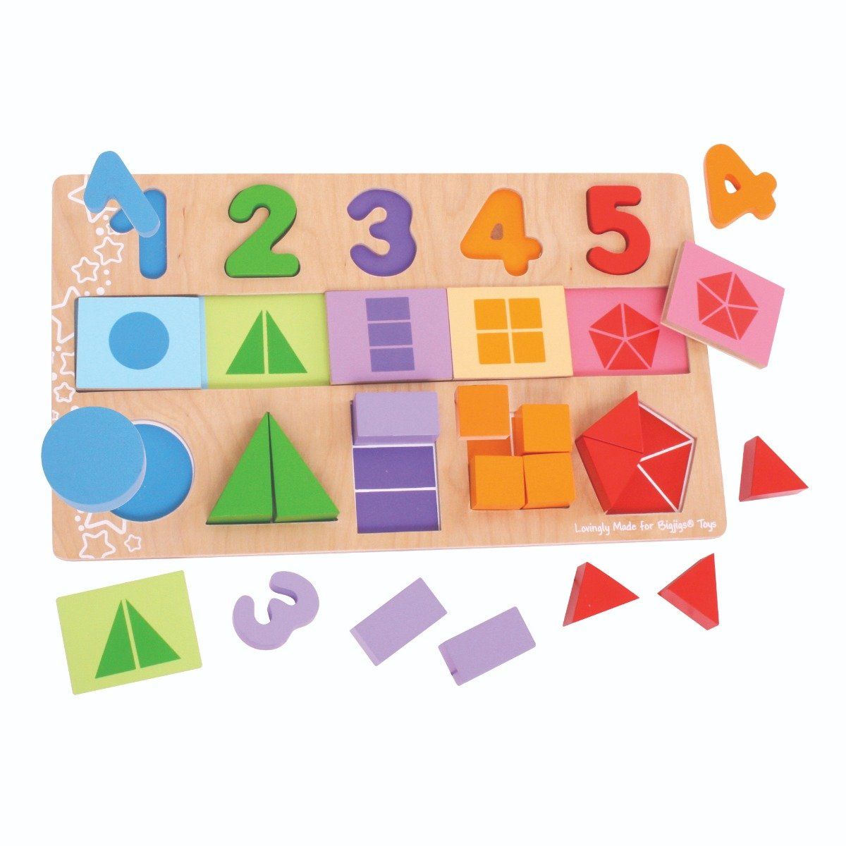 Bigjigs Toys Educational My First Fractions Puzzle