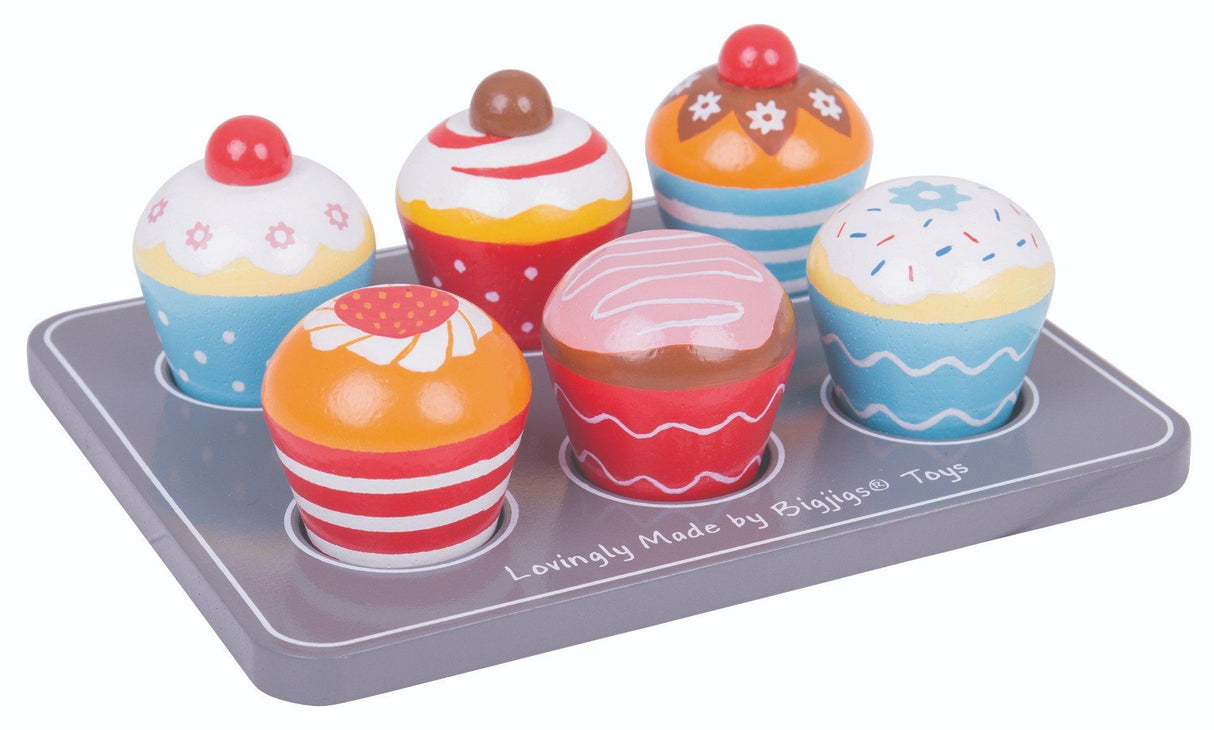 Bigjigs Toys Pretend Muffin Tray