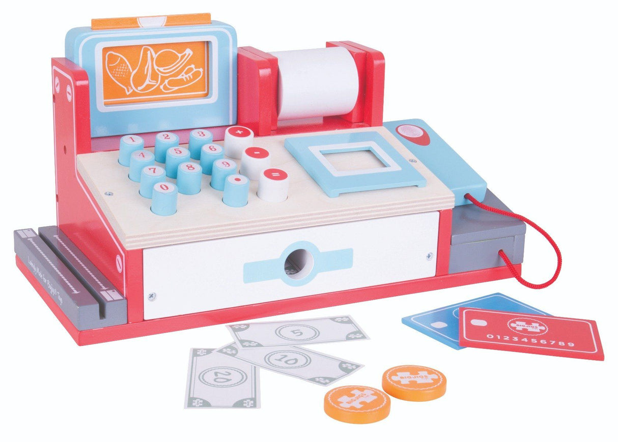 Bigjigs Toys Pretend Shop Till with Scanner