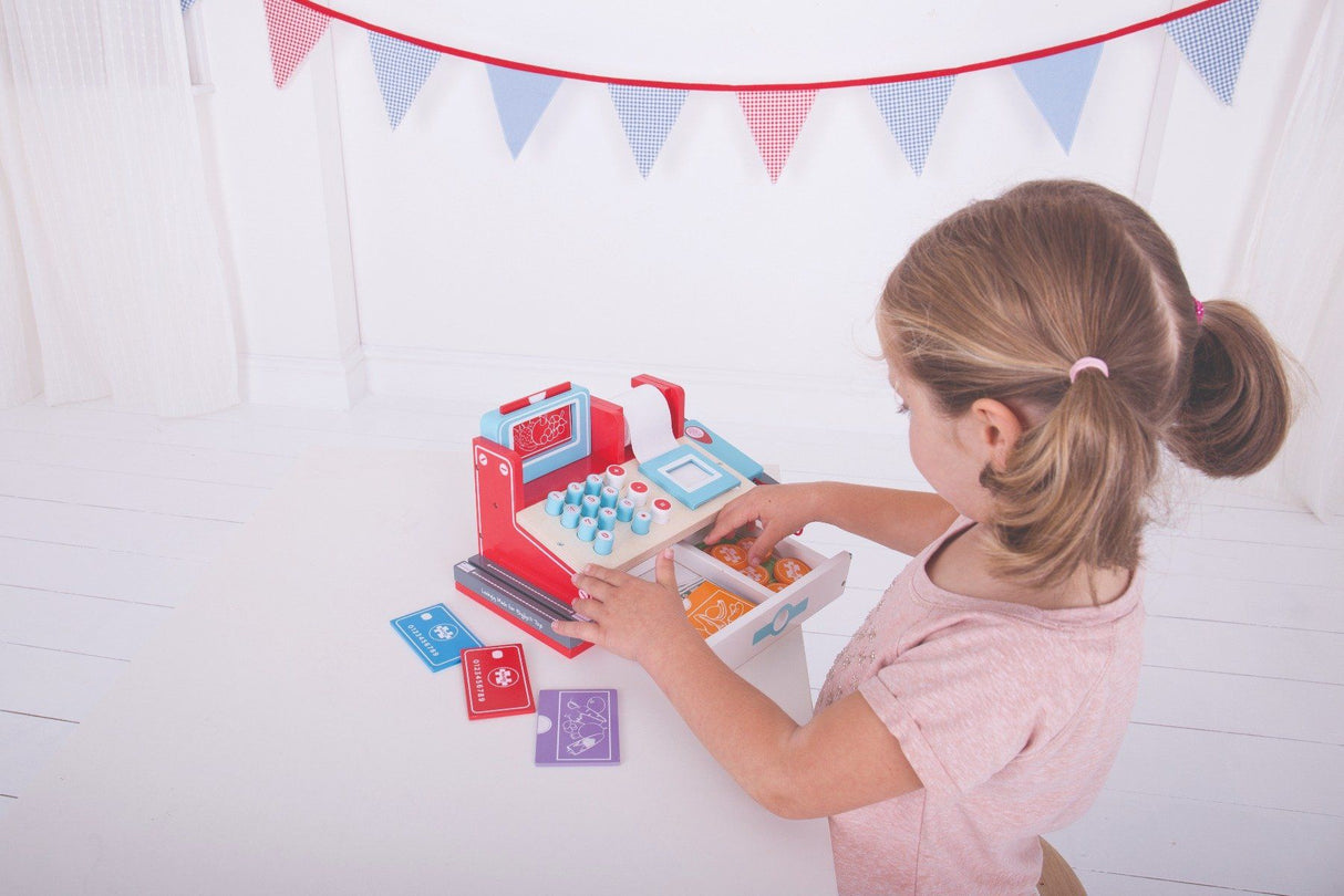 Bigjigs Toys Pretend Shop Till with Scanner