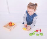 Bigjigs Toys Pretend Cutting Fruit Crate