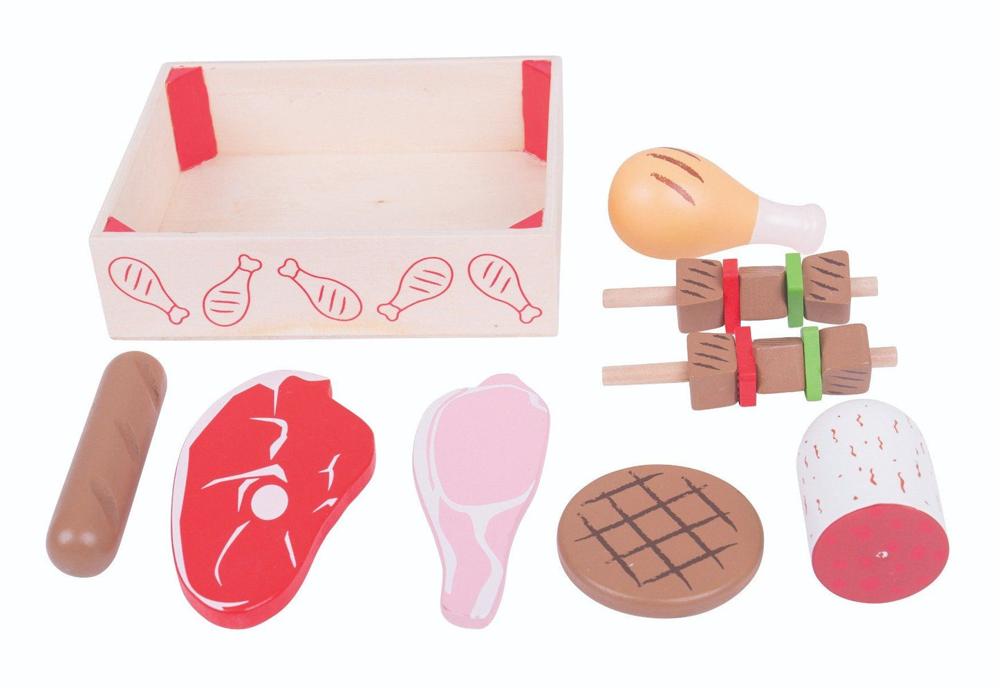 Bigjigs Toys Pretend Butchers Crate