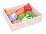 Bigjigs Toys Pretend Vegetable Crate