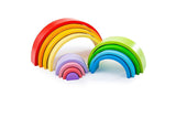 Bigjigs Toys Wooden Stacking Rainbow - Small