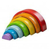 Bigjigs Toys Wooden Stacking Rainbow - Small