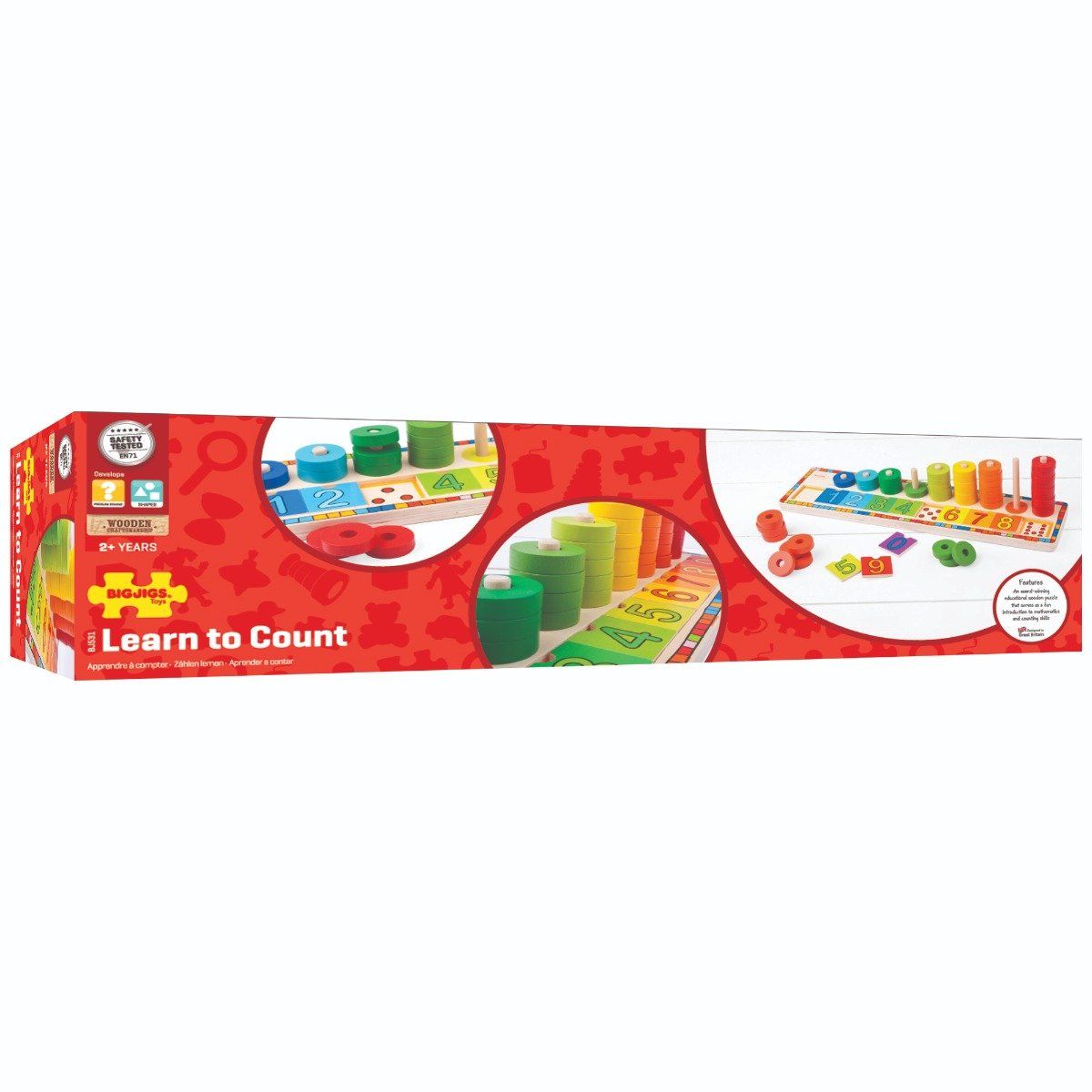 Bigjigs Toys Educational Learn to Count