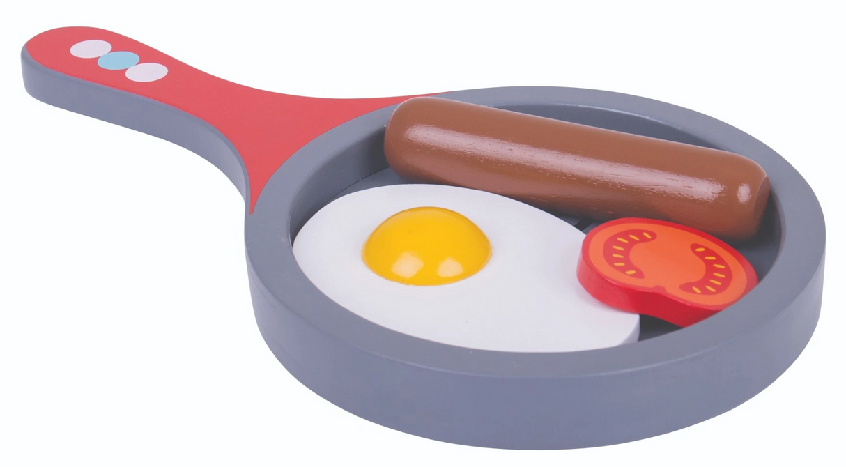 Bigjigs Toys Pretend Cooked Breakfast Set