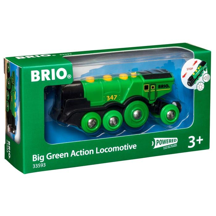 BRIO Big Green Action Locomotive