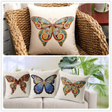 All 4 Kids 45cm Square Throw Pillow Cushion Cover - Butterfly