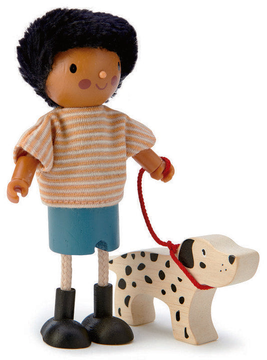 Tender Leaf Toys Doll Mr Forrester with Flexible Limbs & His Dog