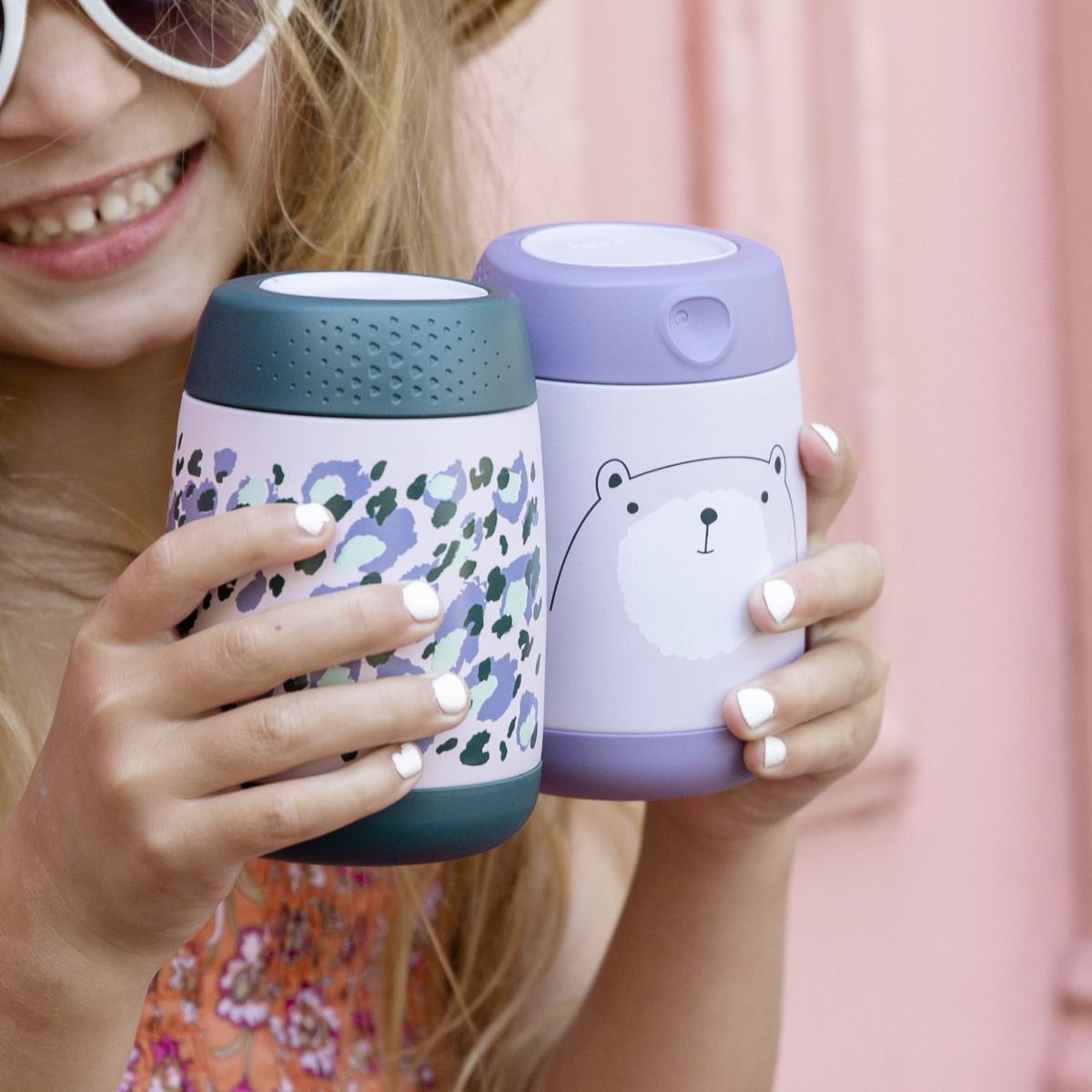 B.Box Insulated Food Jar Mini - Blue Camo