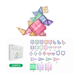 MNTL Pastel Star Magnetic Tile 120 Pcs Set