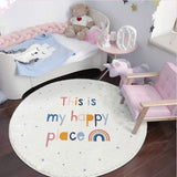 ALL 4 Kids This is My Happy Place Round Rug 160x160cm