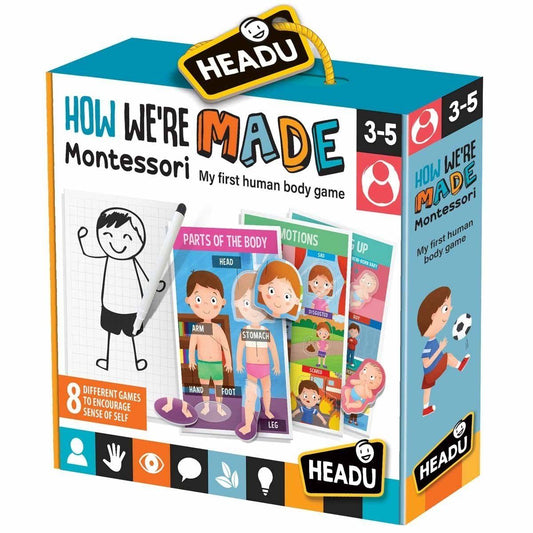 Headu Montessori Emotions and Actions Flashcards
