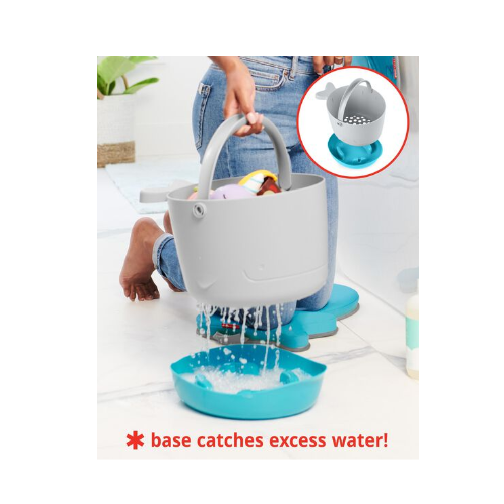 Skip Hop Moby Stowaway Bath Toy Bucket