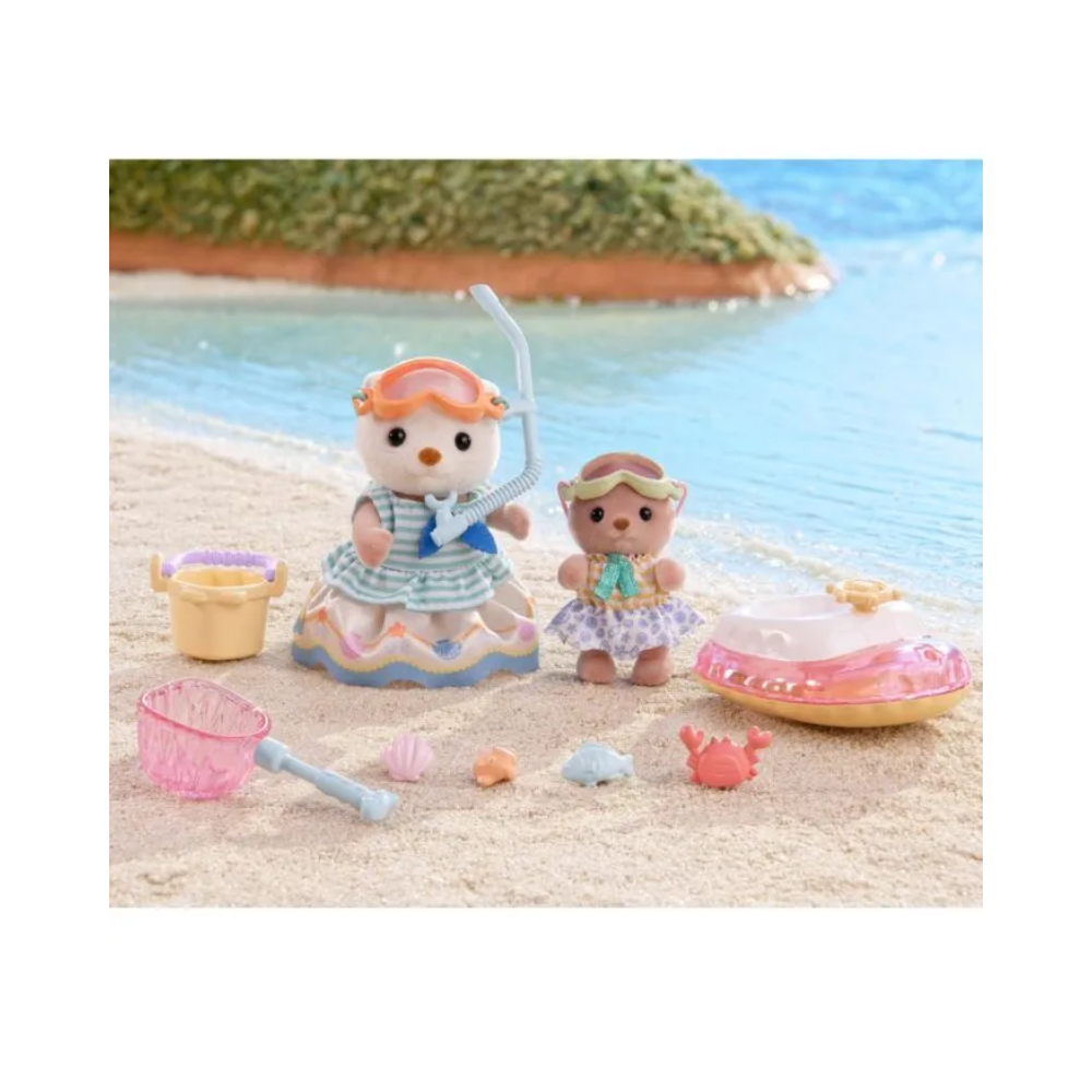 Sylvanian Families Sea Otter Sisters - Splashy Snorkel Set