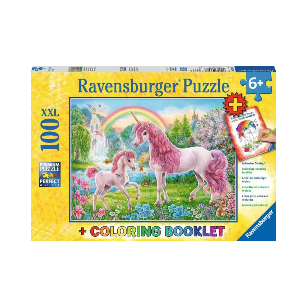 Ravensburger - Magical Unicorns Puzzle 4x100 Pieces