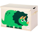 3 Sprouts Fabric Toy Chest - Green Dino