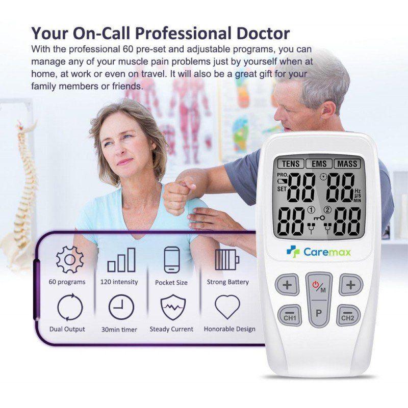 CareMax Careone TENS & EMS & Massage 3 in 1 Combo Machine