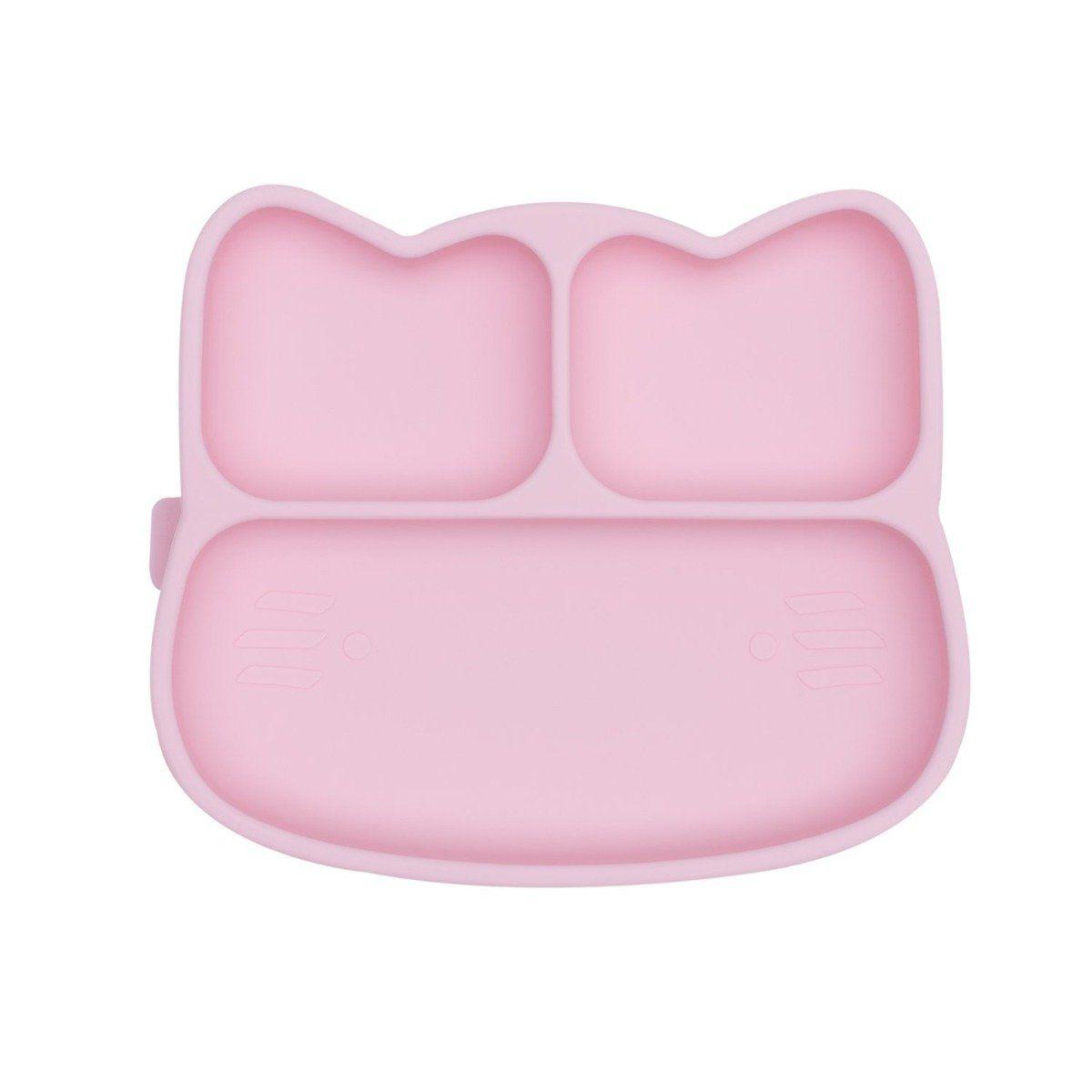 We Might Be Tiny Cat Stickie™ Plate - Powder Pink