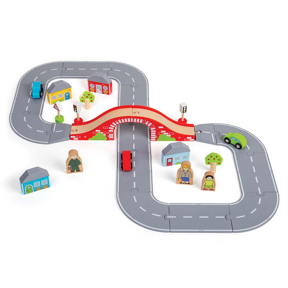 Bigjigs Rail Figure of Eight Roadway
