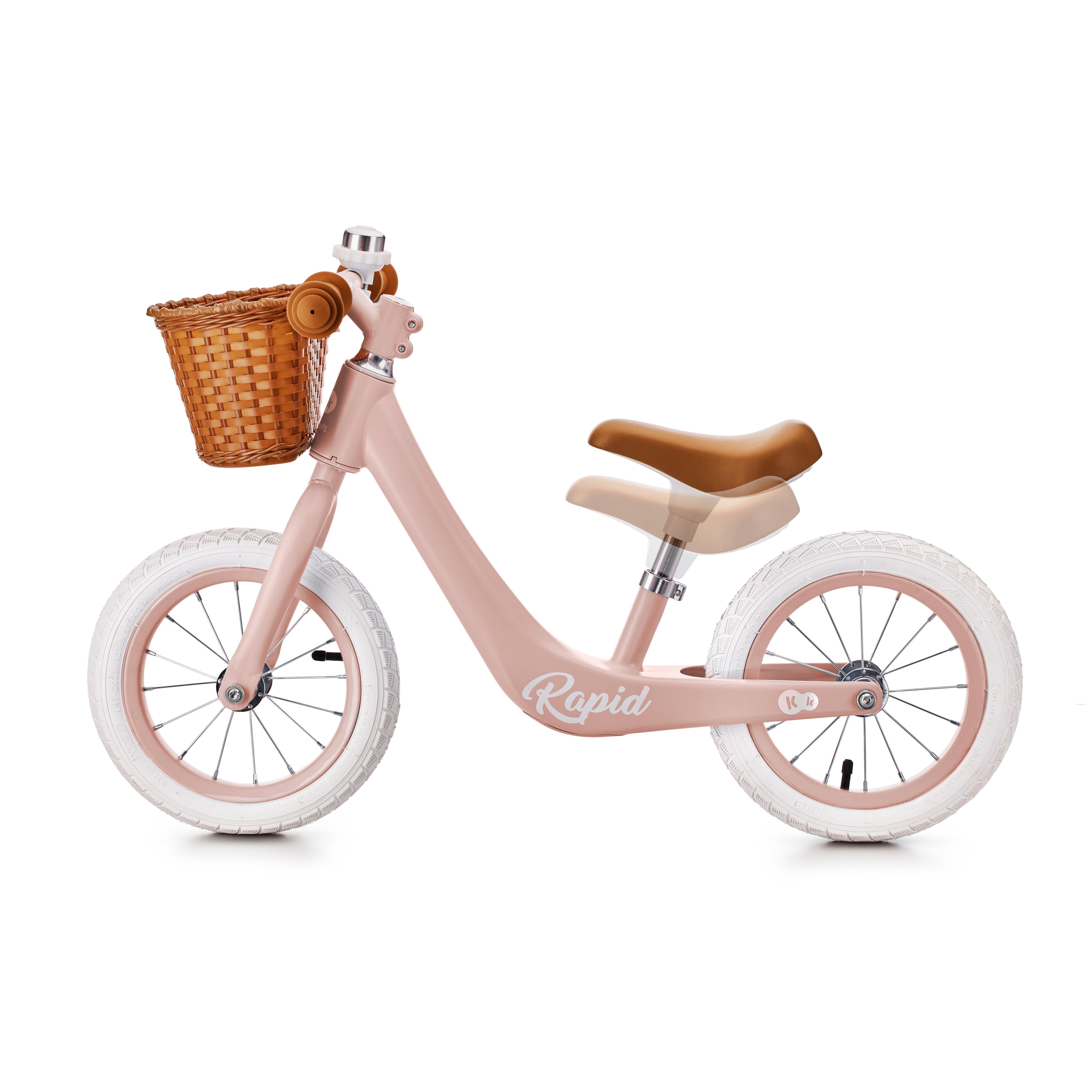 Kinder Kraft Lightweight Rapid 2 Balance Bike - Vintage Rose
