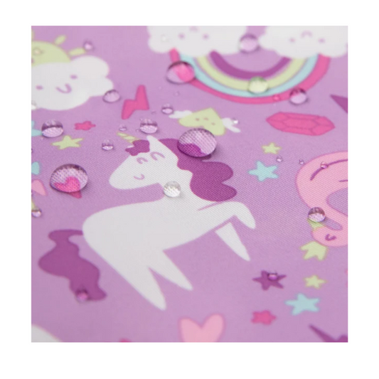 Bumkins Waterproof Sleeved Bib - Unicorns