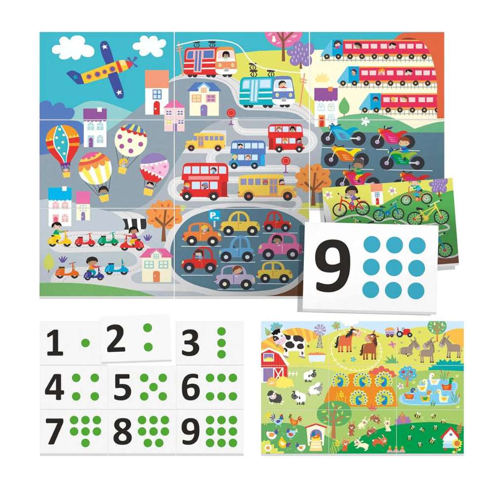 Headu Montessori Flashcards 123 Touch