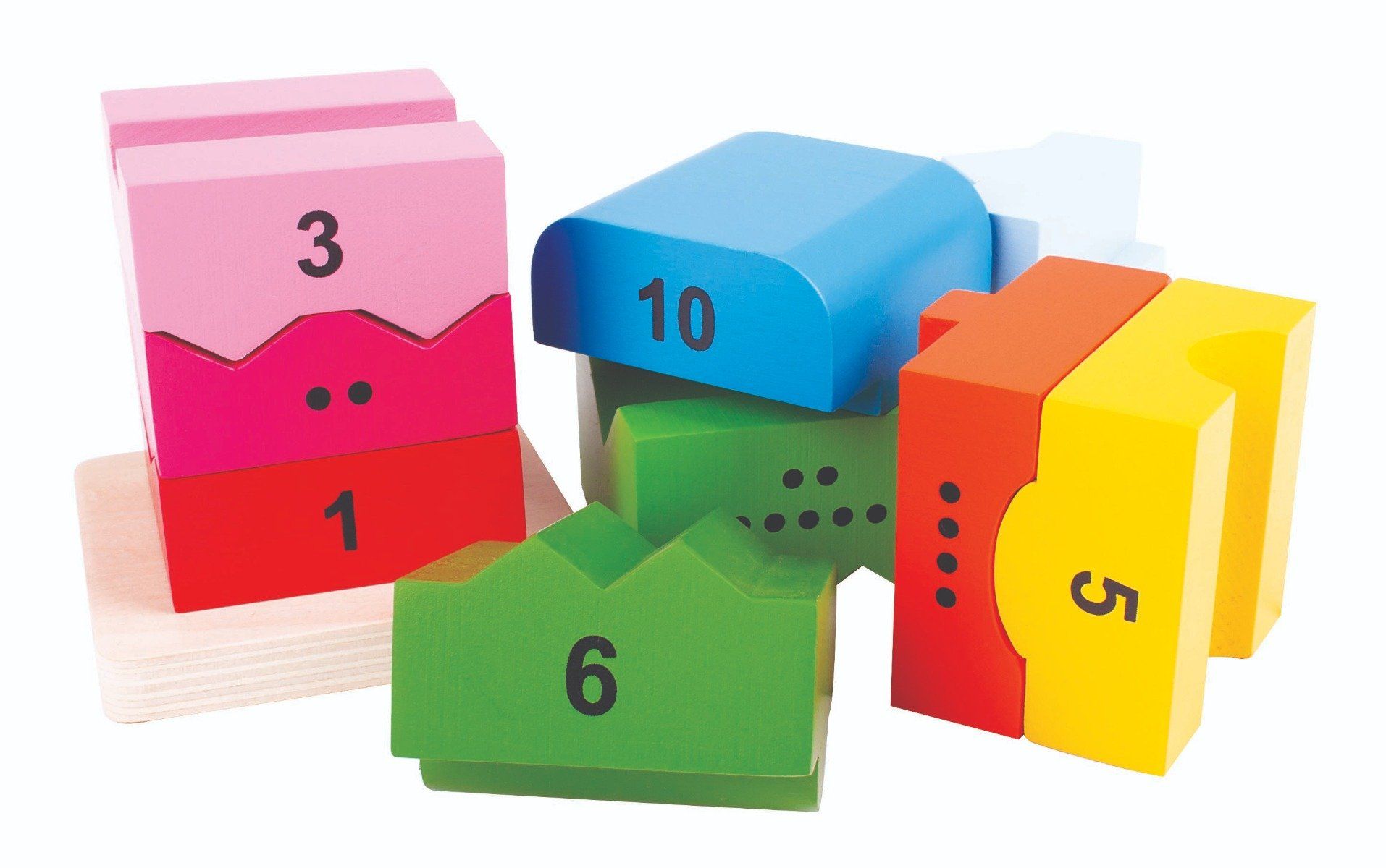 Bigjigs Toys Educational Number Tower