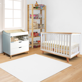 Joy Baby Mia Cot and Aurora Change Table Package