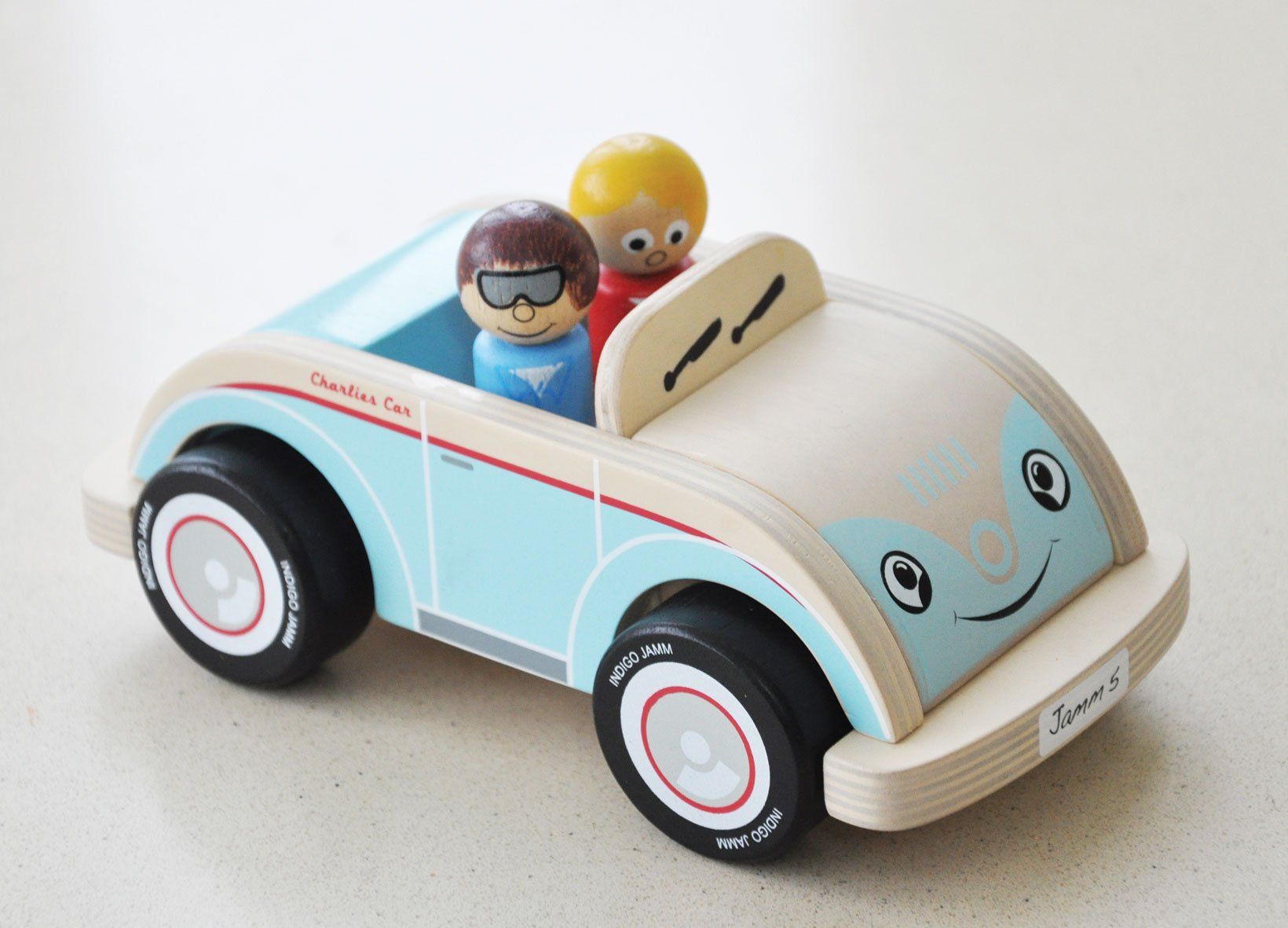 Indigo Jamm Wooden Charlie's Car