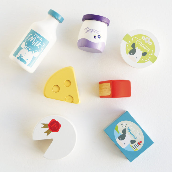 Le Toy Van Honeybake Eggs & Dairy In Crate