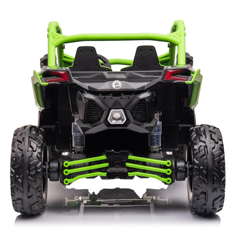 ALL 4 KIDS Licensed Can-Am RC Kids ride on UTV Car - Green